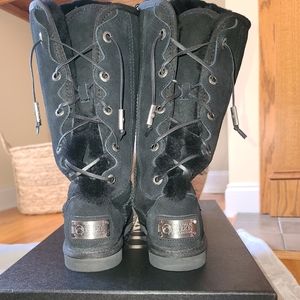 Australia Luxe Black Shearling Dita Tall Boot